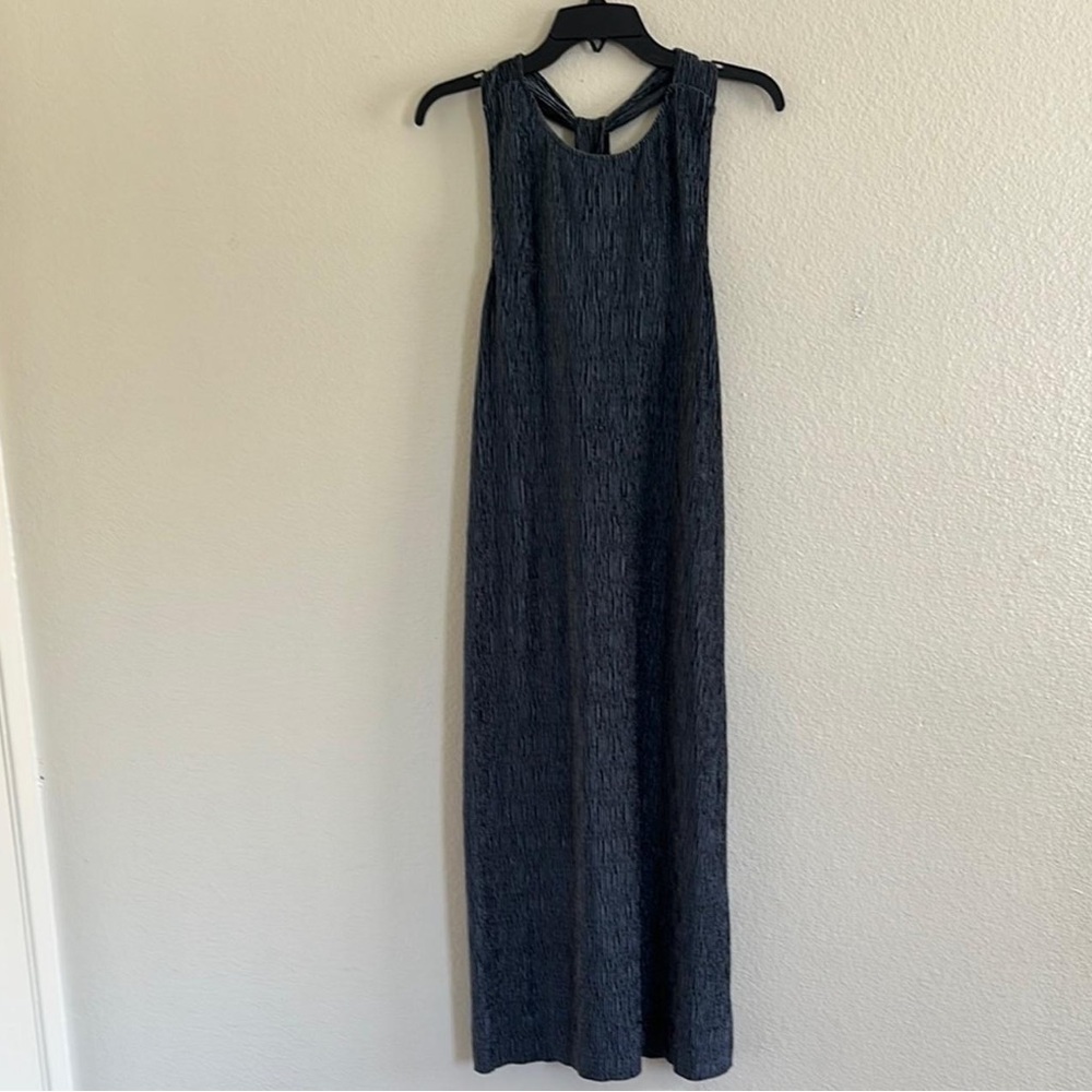 Maeve by Anthropologie Navy Sleeveless Maxi Dress